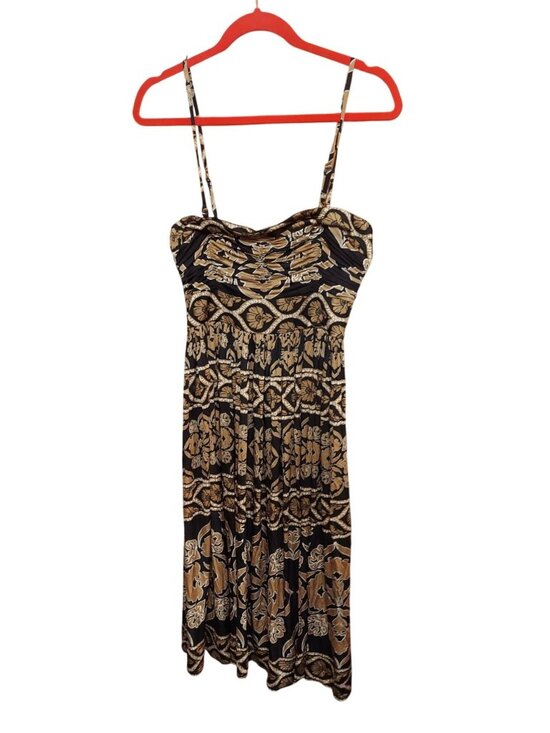 White House Black Market Dresses & Skirts - White House Black Market Strapless Knit Floral Maxi Dress Size 6